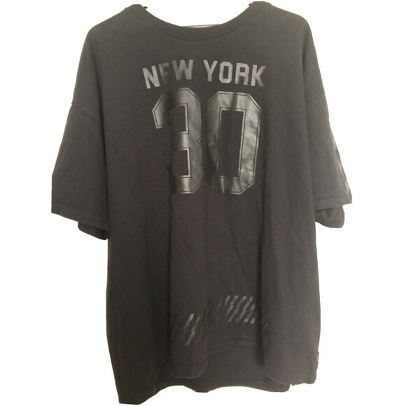 EXPRESS Mens T Shirt Tee Black New York Graphic Crewneck Size XL‎ Heavy Cotton - Picture 1 of 8